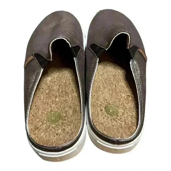 New Revitalign Metallic Mocha Sneaker Mule 9.5 - Picture 5 of 10